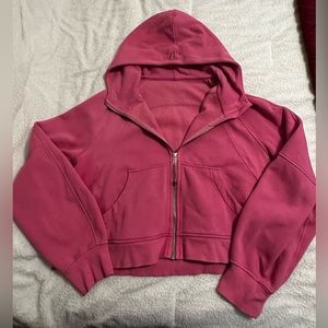 NWOT Lululemon Scuba Oversized Full Zip in Pink Blossom size XL/XXL